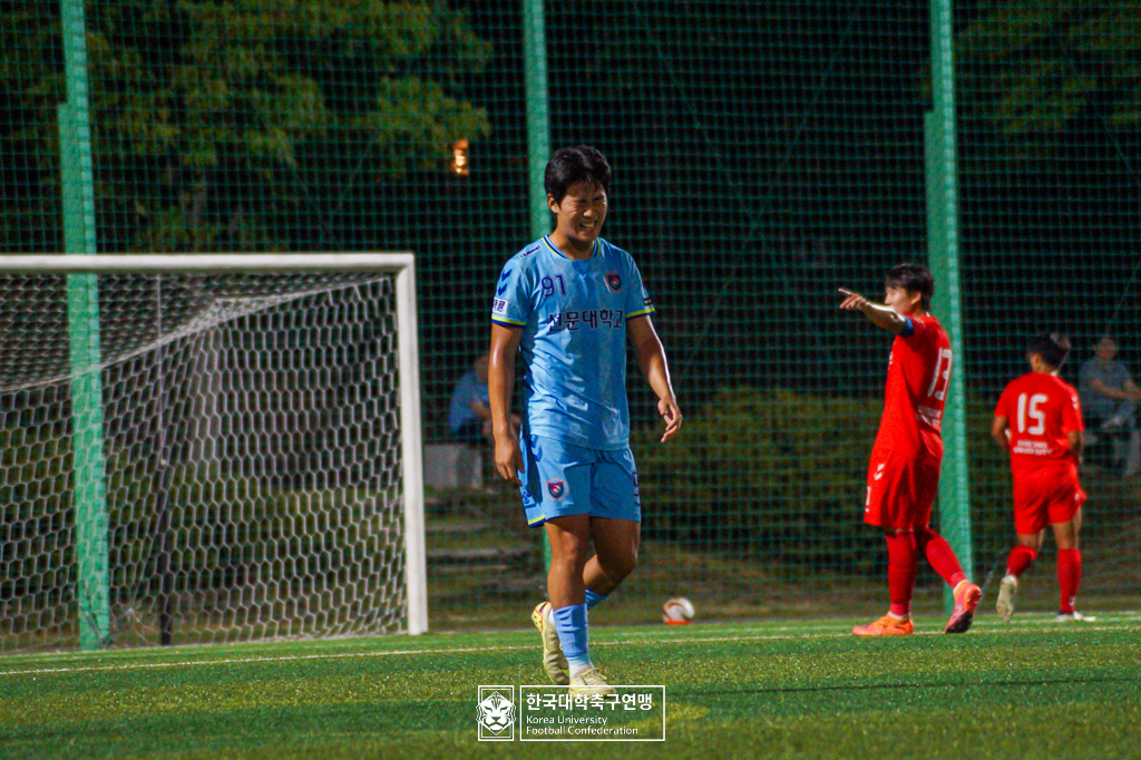 제21회 1·2학년 대학축구연맹전 황가람기 예선 1일차 수성대 vs 선문대 18