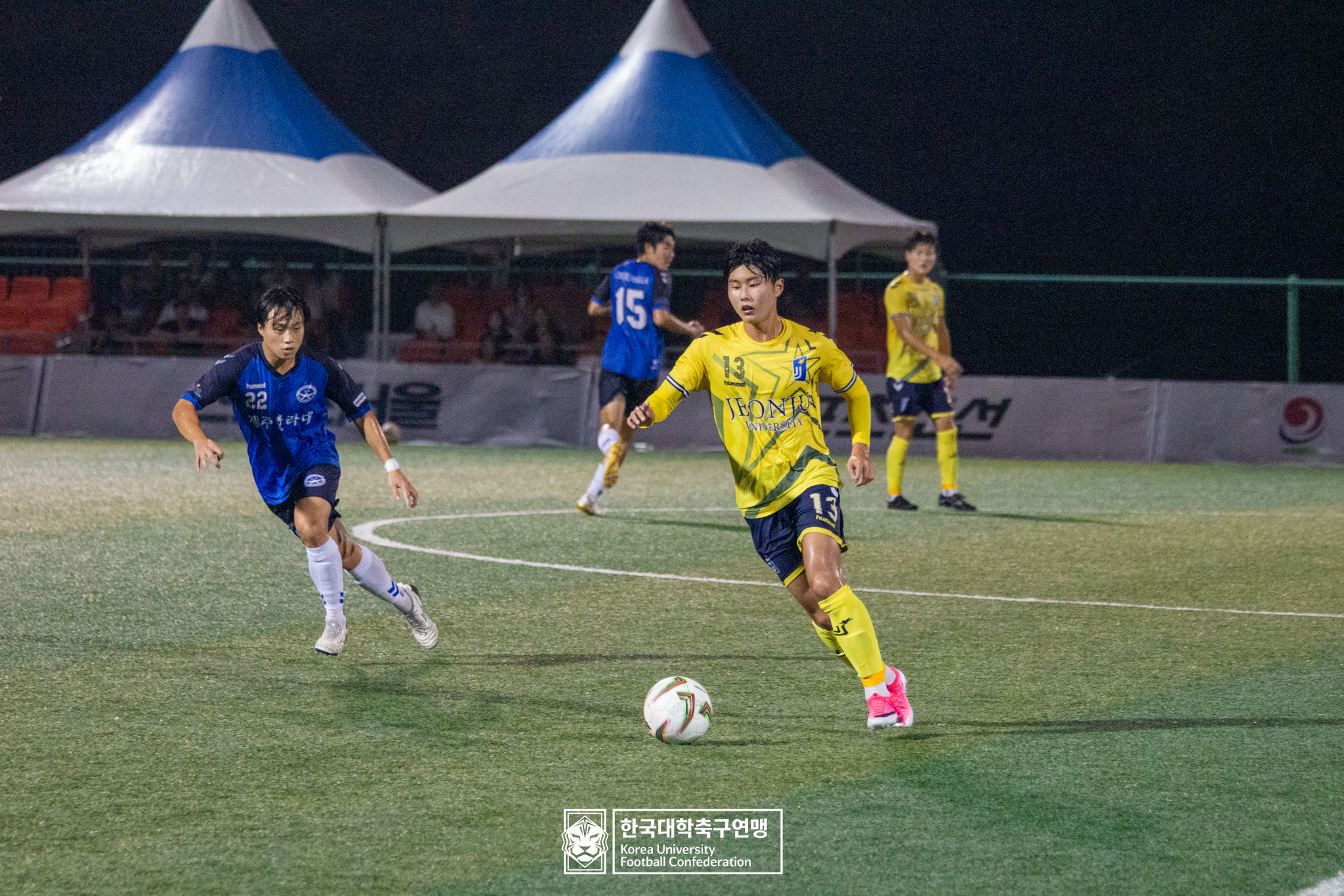 제21회 1·2학년 대학축구연맹전 죽죽장군기 예선 3일차 제주한라대 vs 전주대 12
