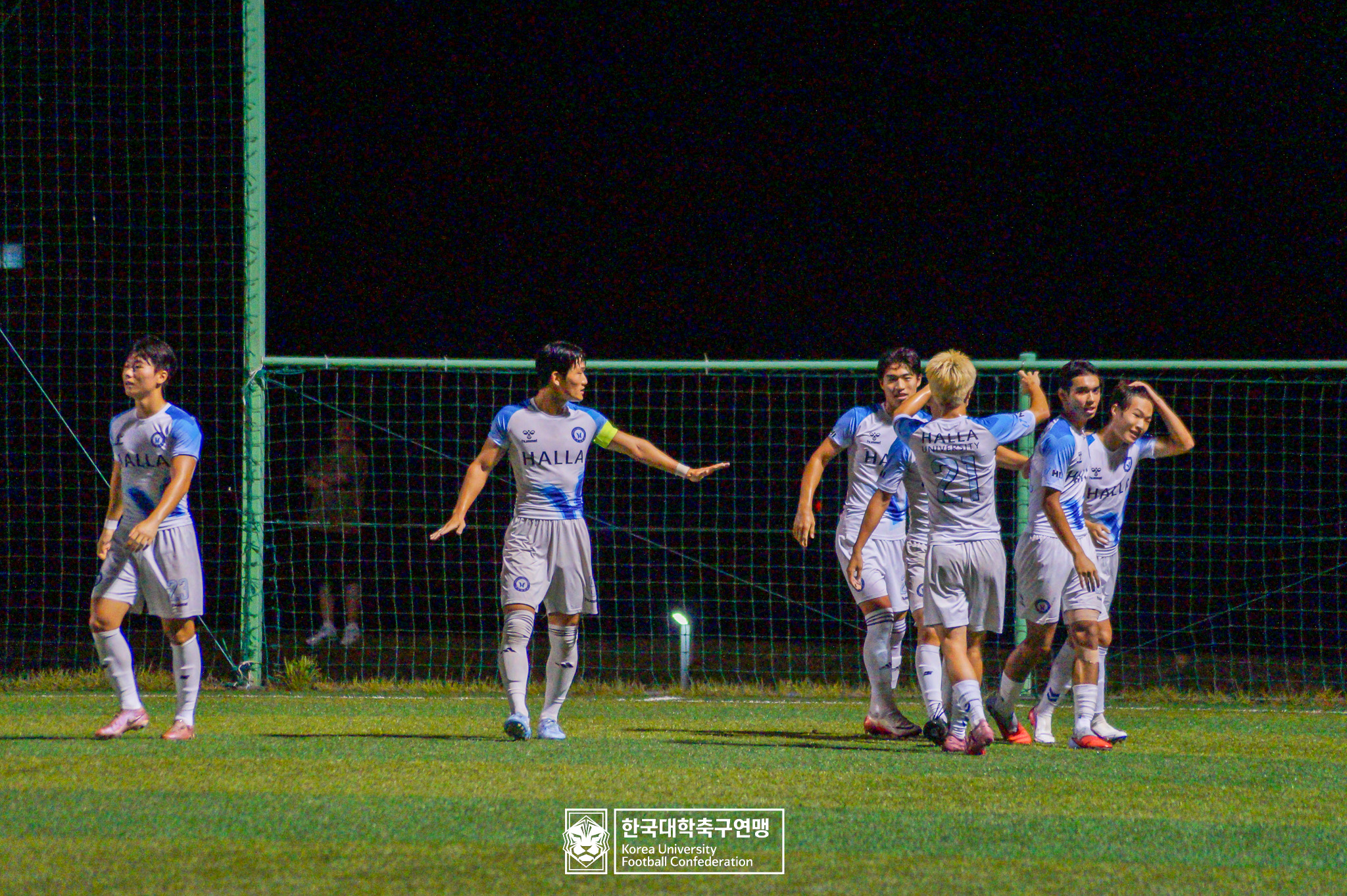 제21회 1·2학년 대학축구연맹전 죽죽장군기 예선 3일차 칼빈대 vs 한라대 16
