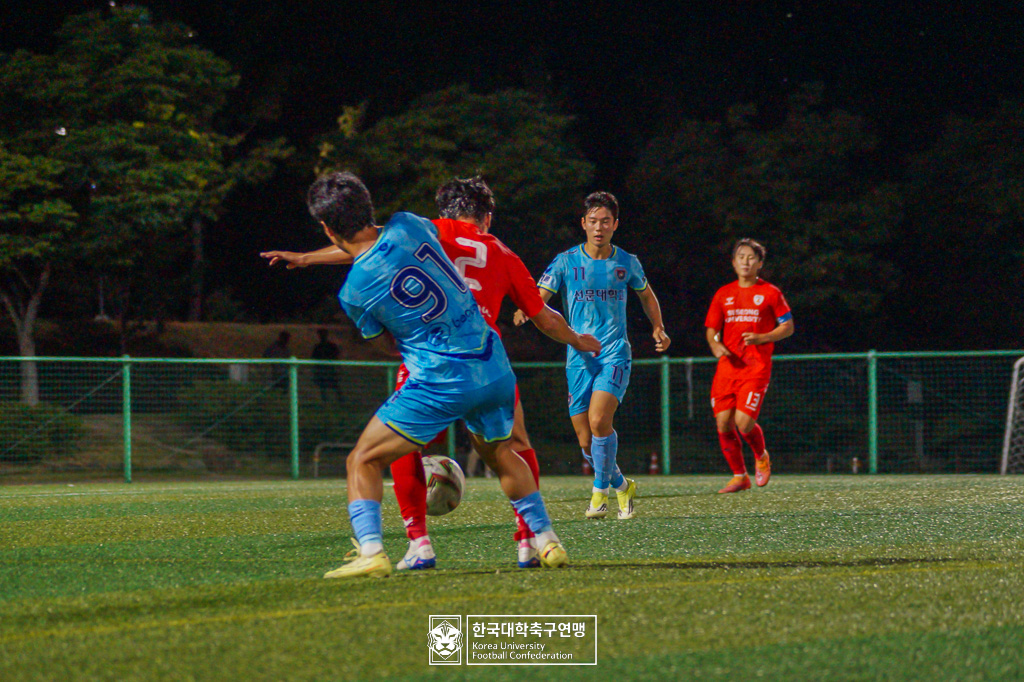제21회 1·2학년 대학축구연맹전 황가람기 예선 1일차 수성대 vs 선문대 9