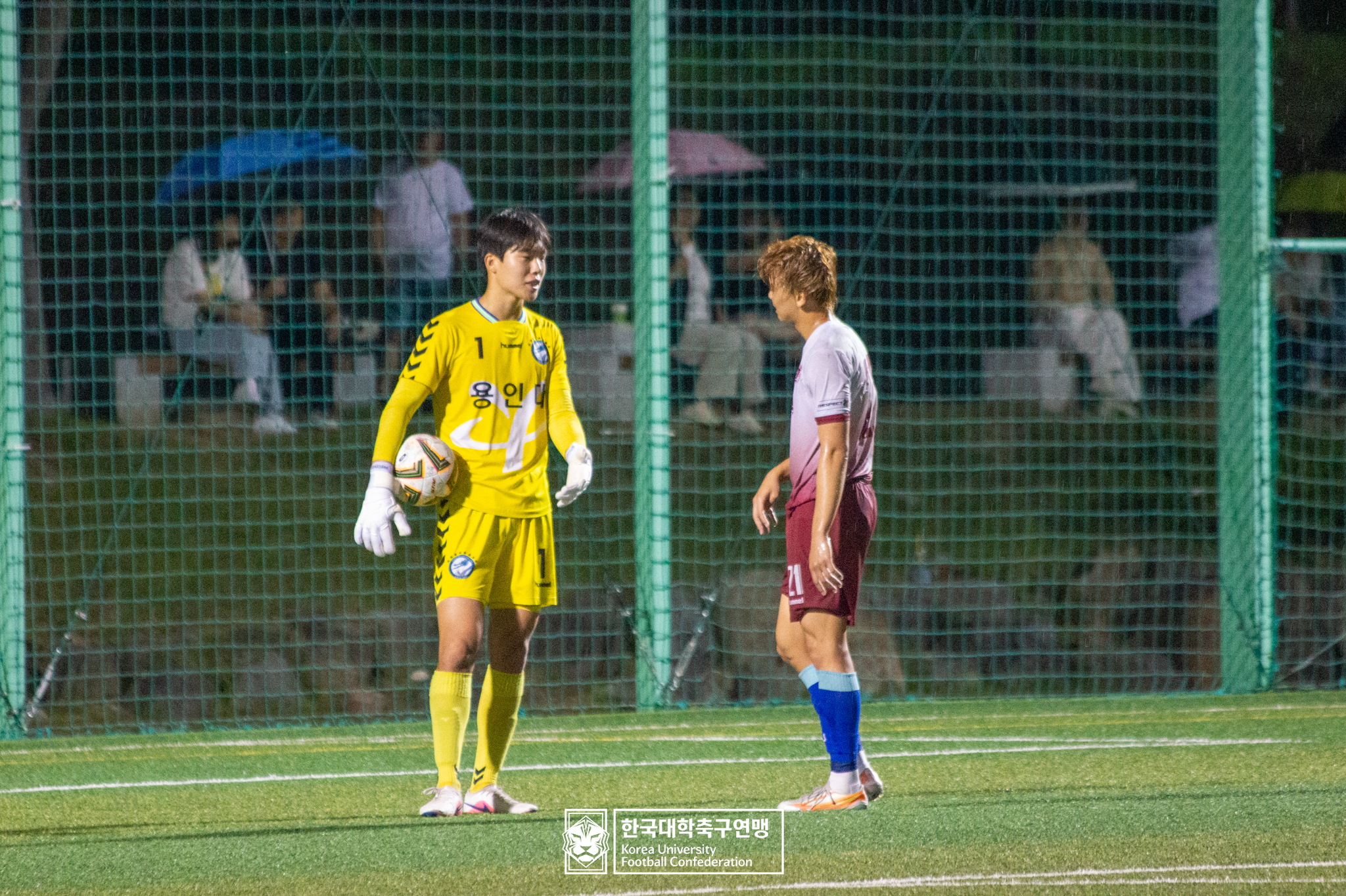 제21회 1·2학년 대학축구연맹전 죽죽장군기 16강 용인대 vs 영남대 18