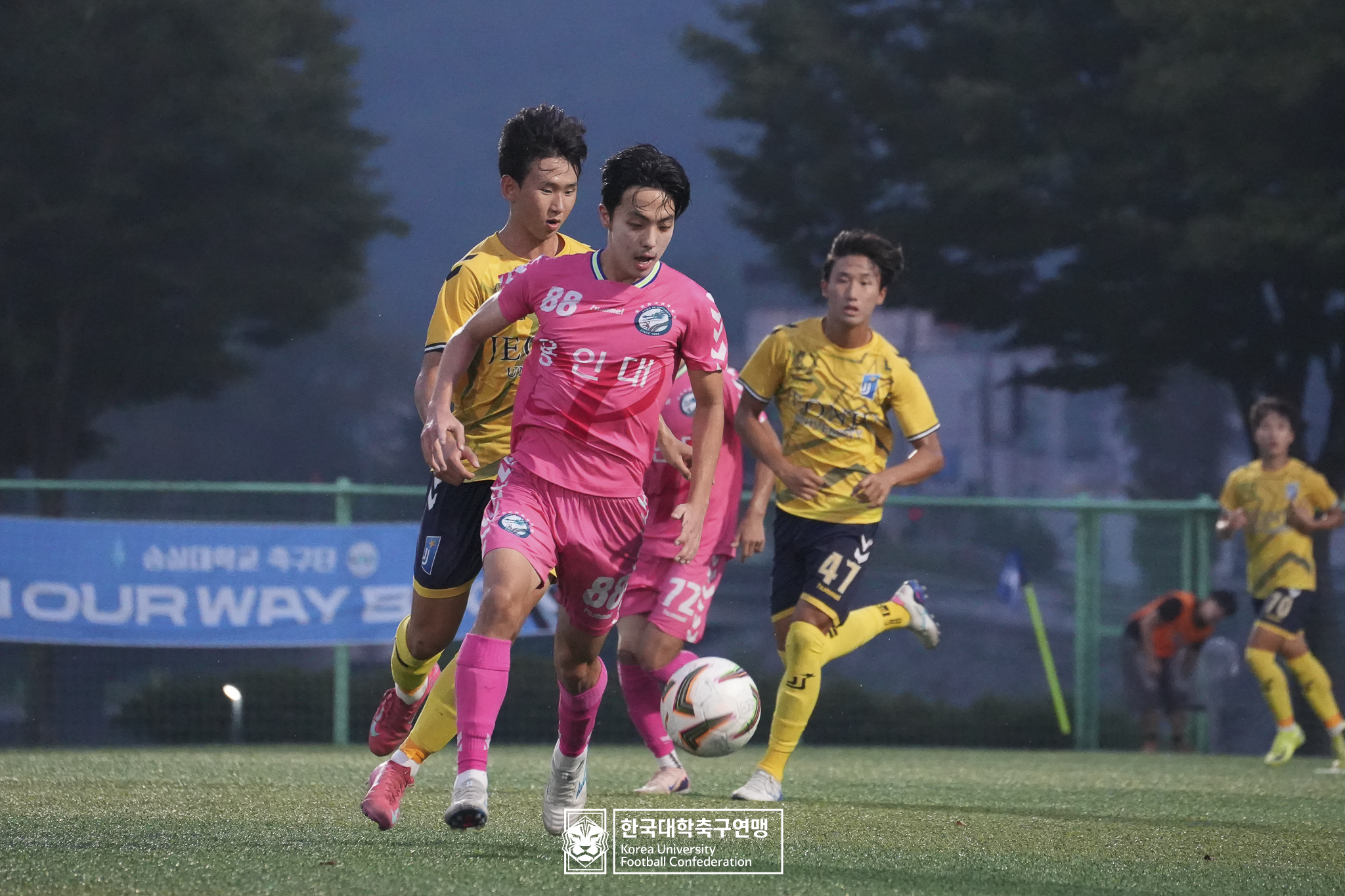 제21회 1·2학년 대학축구연맹전 죽죽장군기 8강 전주대 vs 용인대 40