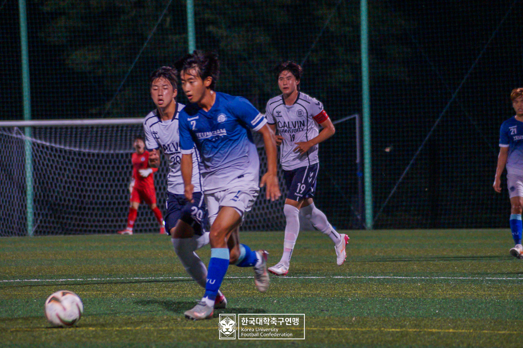 제21회 1·2학년 대학축구연맹전 죽죽장군기 예선 2일차 영남대 vs 칼빈대 16