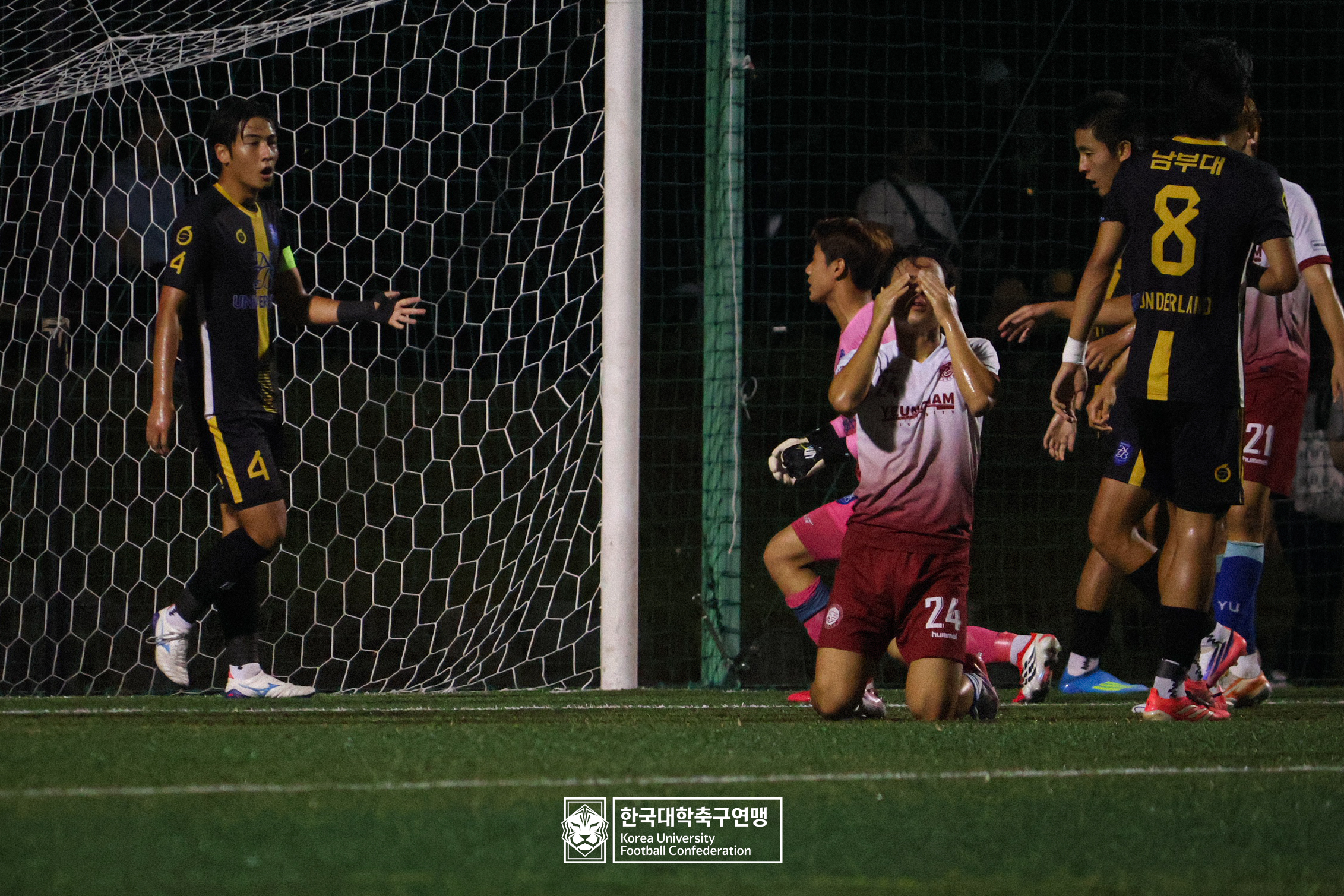 제21회 1·2학년 대학축구연맹전 죽죽장군기 예선 3일차 남부대 vs 영남대 27