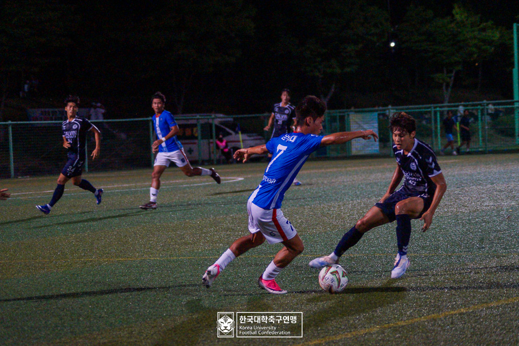 제21회 1·2학년 대학축구연맹전 죽죽장군기 예선 1일차 칼빈대 vs 남부대 36