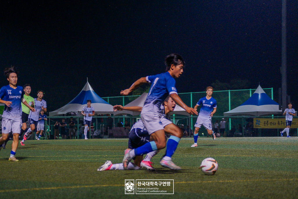 제21회 1·2학년 대학축구연맹전 죽죽장군기 예선 2일차 영남대 vs 칼빈대 27