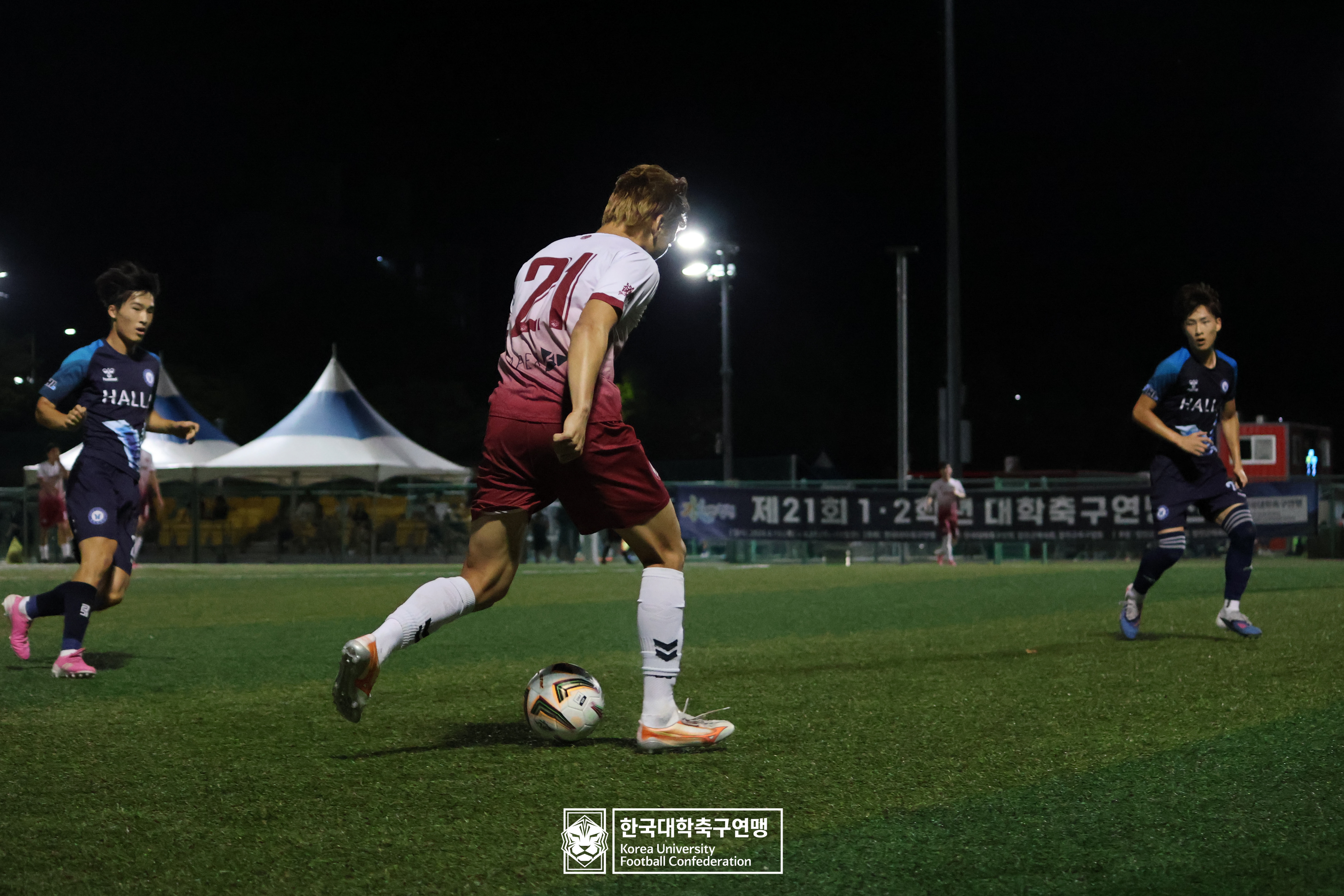 제21회 1·2학년 대학축구연맹전 죽죽장군기 예선 1일차 한라대 vs 영남대 17