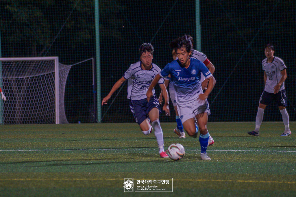 제21회 1·2학년 대학축구연맹전 죽죽장군기 예선 2일차 영남대 vs 칼빈대 14