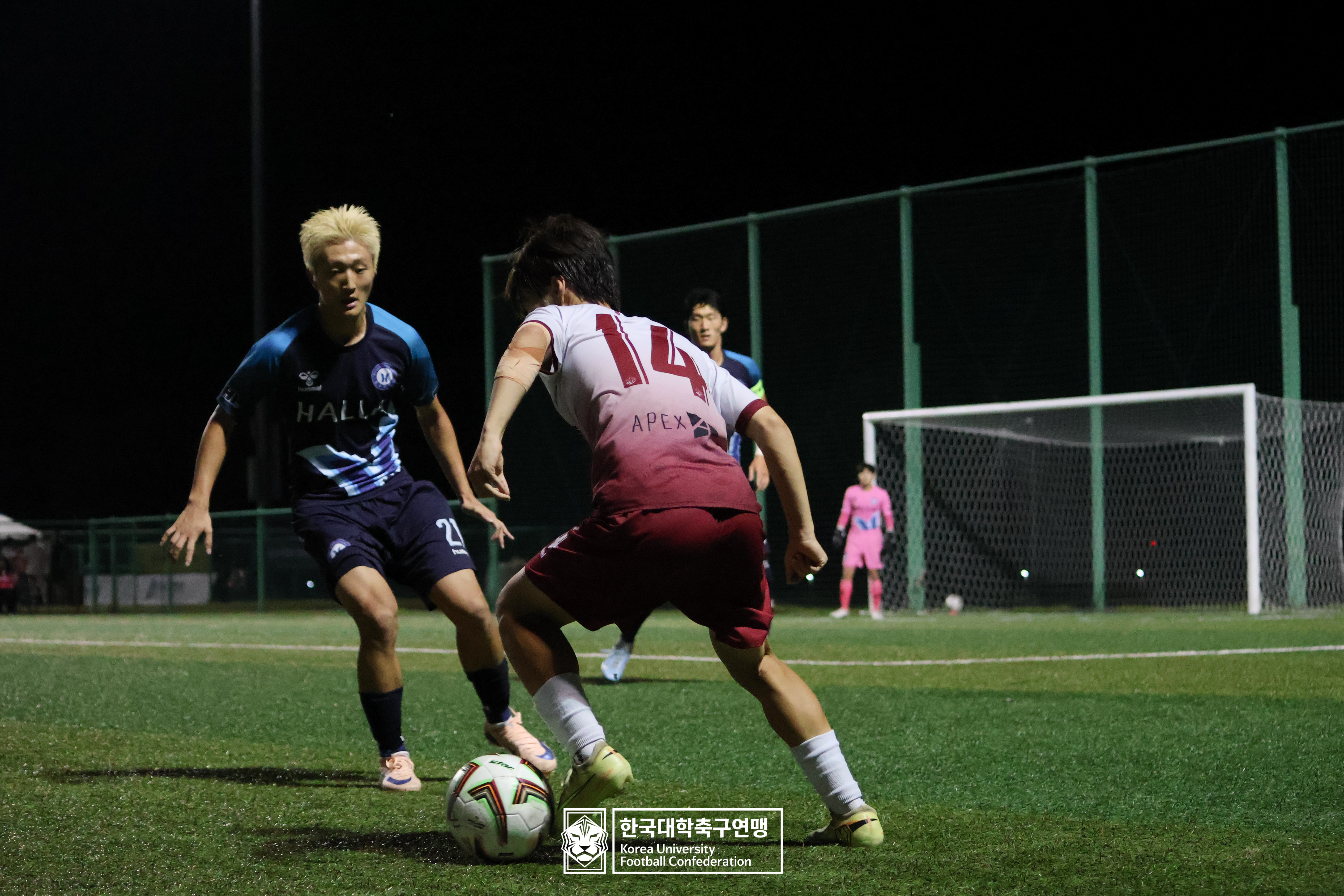 제21회 1·2학년 대학축구연맹전 죽죽장군기 예선 1일차 한라대 vs 영남대 18