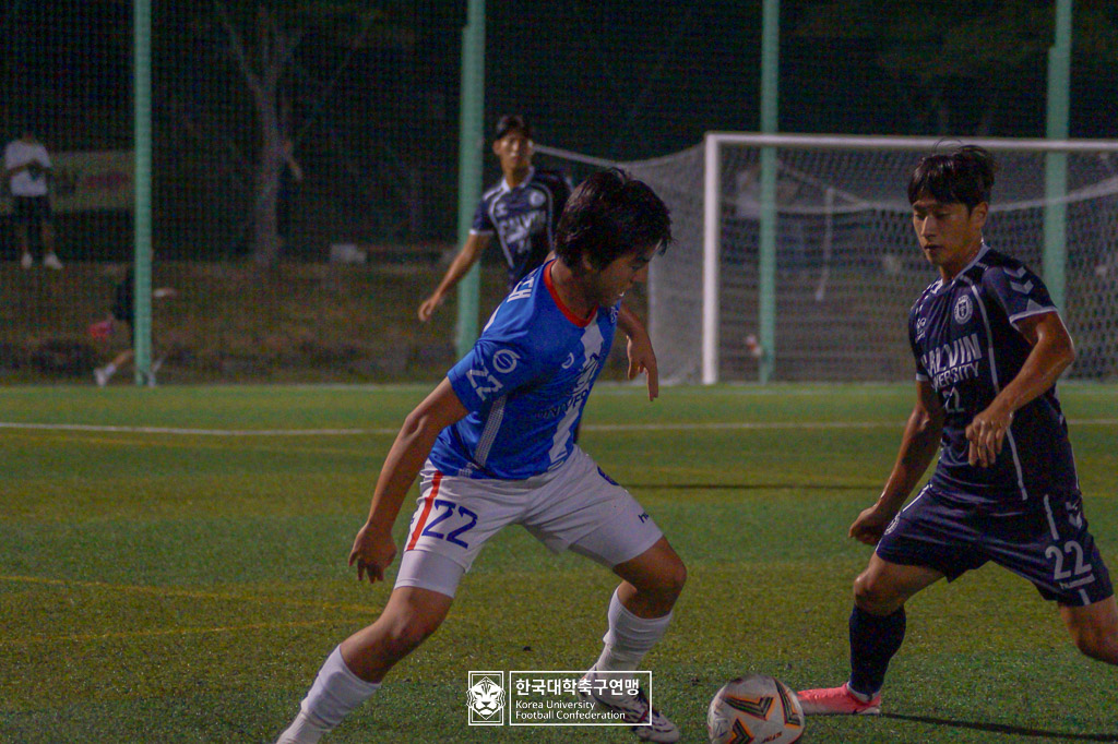 제21회 1·2학년 대학축구연맹전 죽죽장군기 예선 1일차 칼빈대 vs 남부대 28