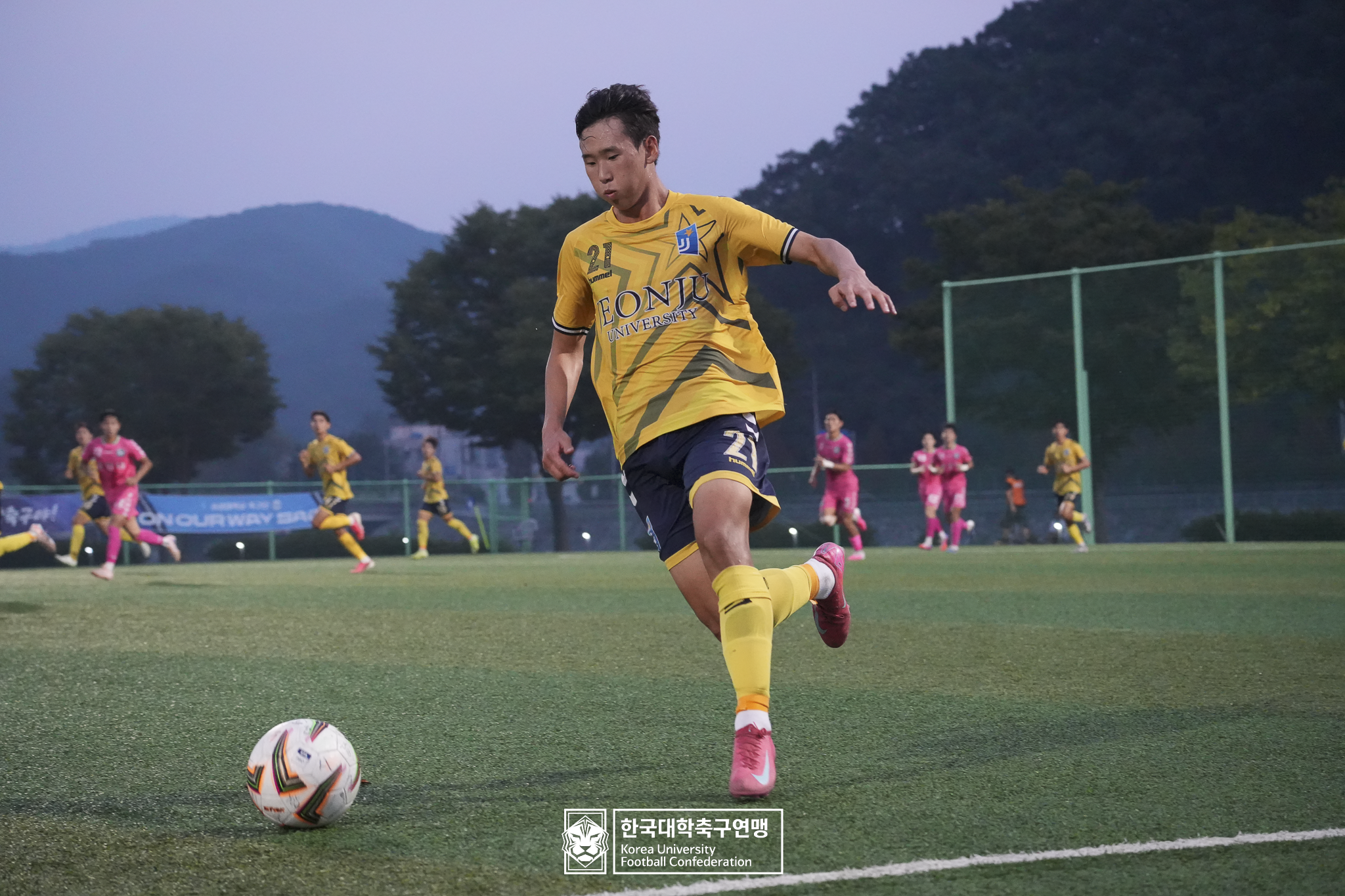 제21회 1·2학년 대학축구연맹전 죽죽장군기 8강 전주대 vs 용인대 38