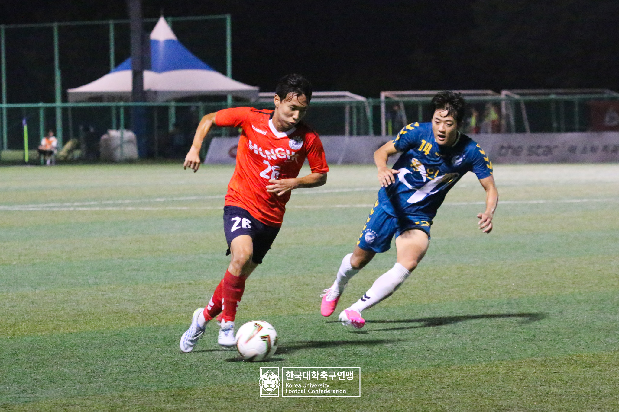 제21회 1·2학년 대학축구연맹전 죽죽장군기 예선 3일차 용인대 vs 홍익대 16