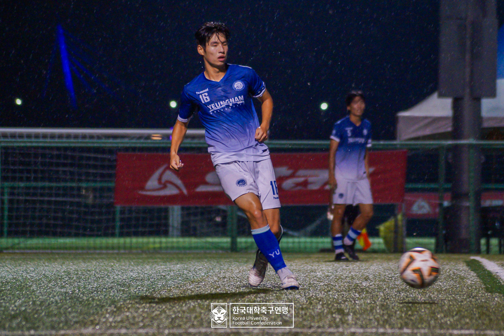 제21회 1·2학년 대학축구연맹전 죽죽장군기 예선 2일차 영남대 vs 칼빈대 24