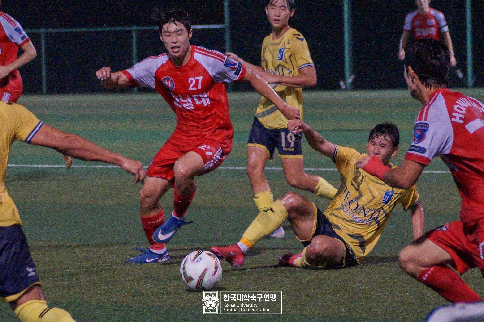 제21회 1·2학년 대학축구연맹전 죽죽장군기 16강 전주대 vs 호남대 33