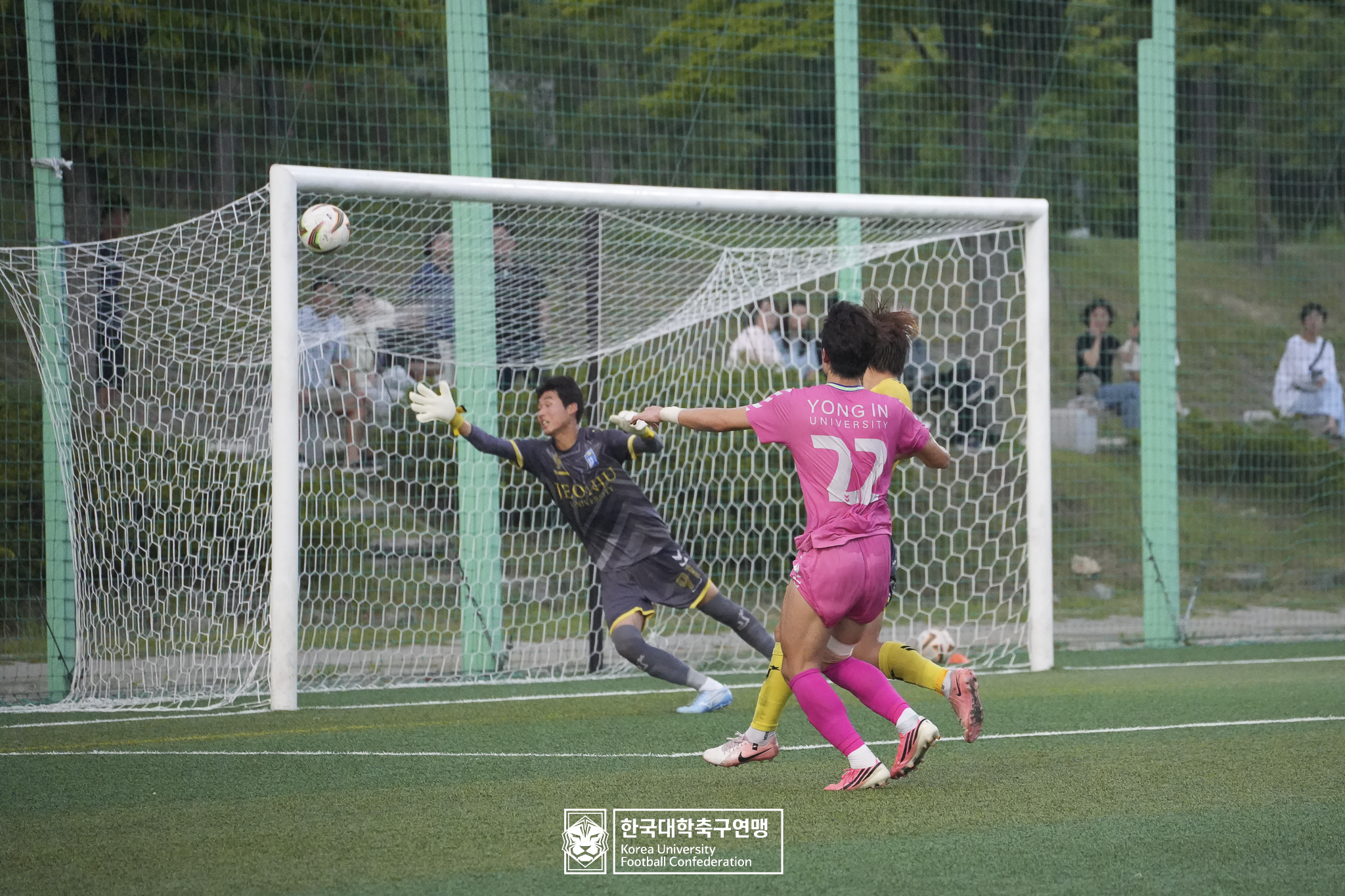 제21회 1·2학년 대학축구연맹전 죽죽장군기 8강 전주대 vs 용인대 22