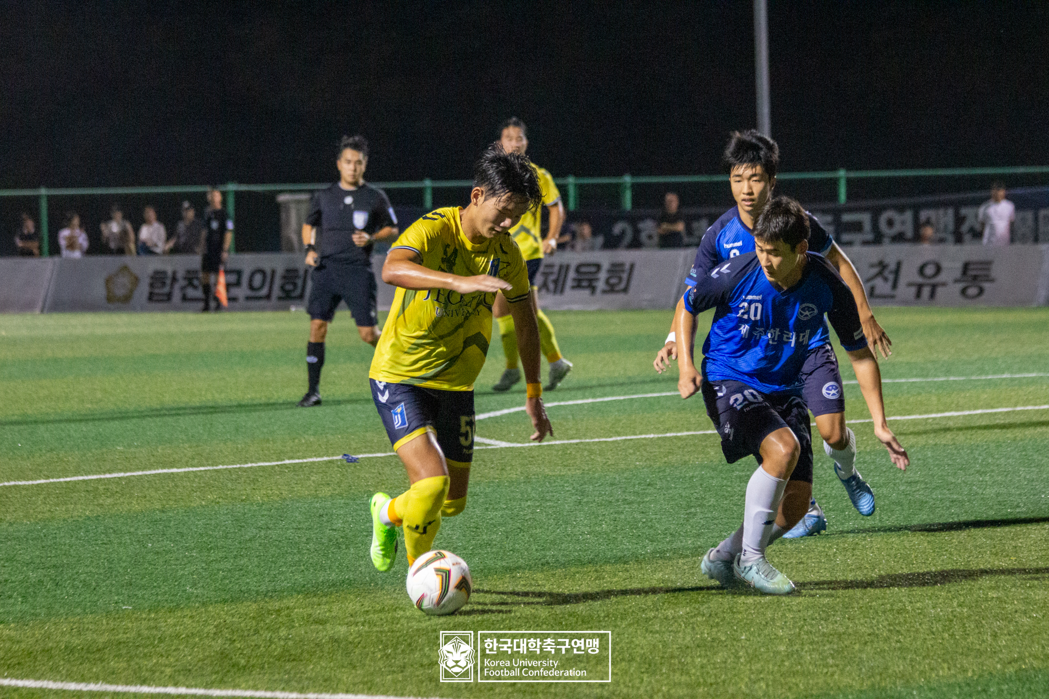 제21회 1·2학년 대학축구연맹전 죽죽장군기 예선 3일차 제주한라대 vs 전주대 16