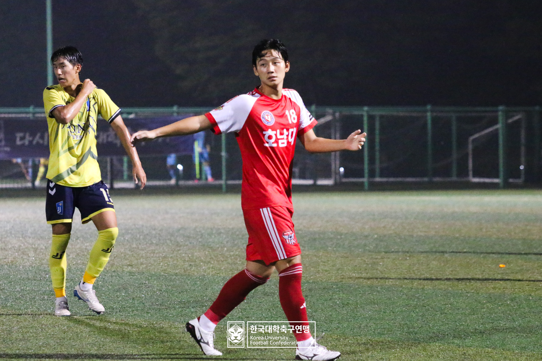 제21회 1·2학년 대학축구연맹전 죽죽장군기 16강 전주대 vs 호남대 9