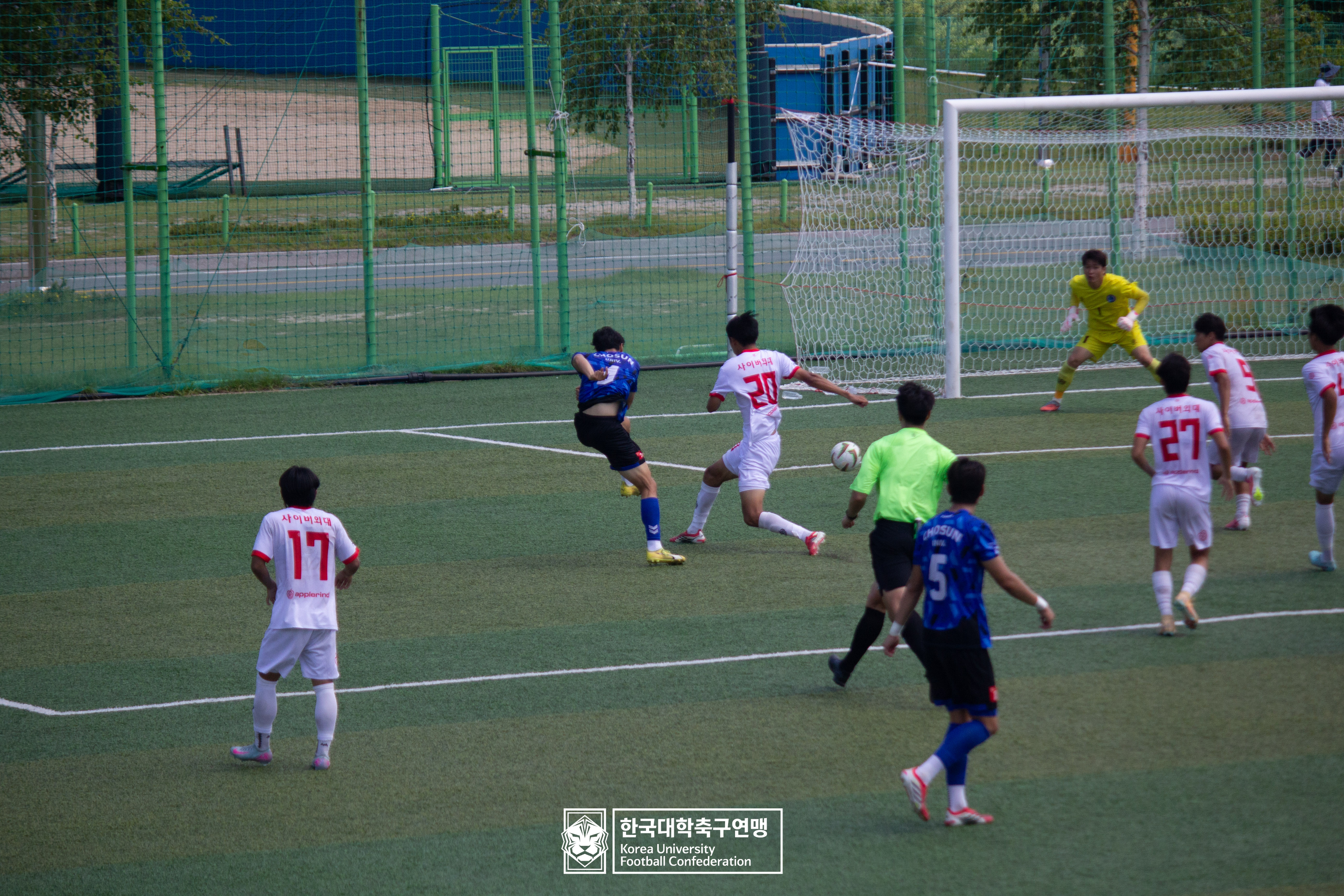 제62회 추계대학축구연맹전 태백산기 예선 2일차 조선대 vs 사이버외대 15