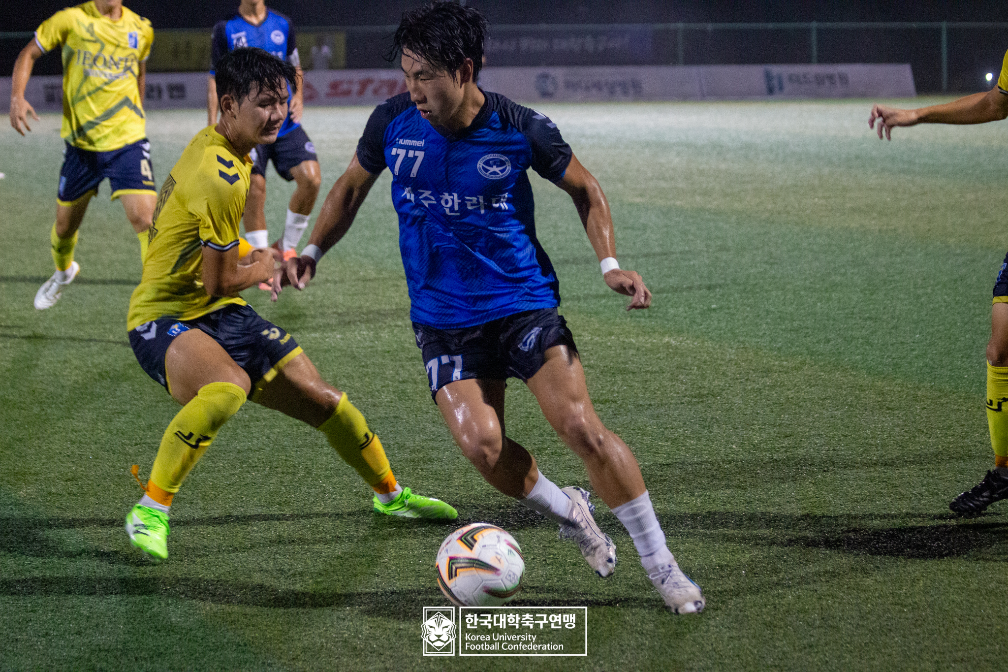 제21회 1·2학년 대학축구연맹전 죽죽장군기 예선 3일차 제주한라대 vs 전주대 20