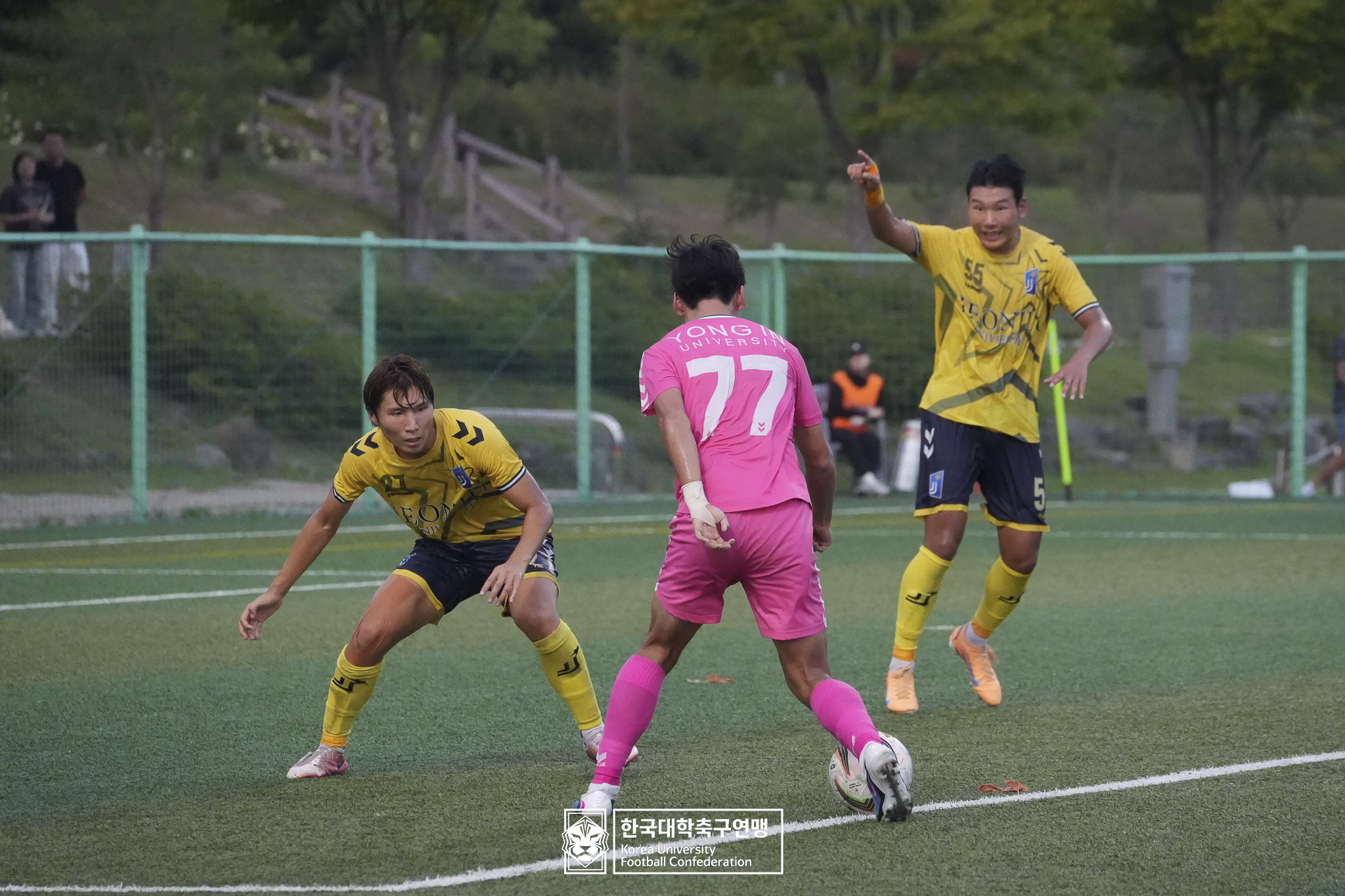 제21회 1·2학년 대학축구연맹전 죽죽장군기 8강 전주대 vs 용인대 24