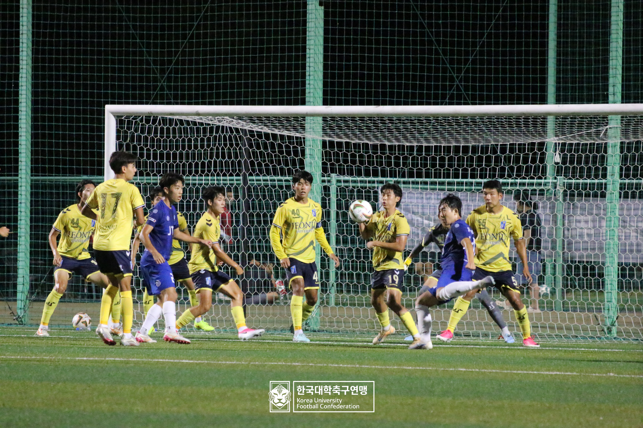 제21회 1·2학년 대학축구연맹전 죽죽장군기 예선 1일차 전주대 vs 제주관광대 15