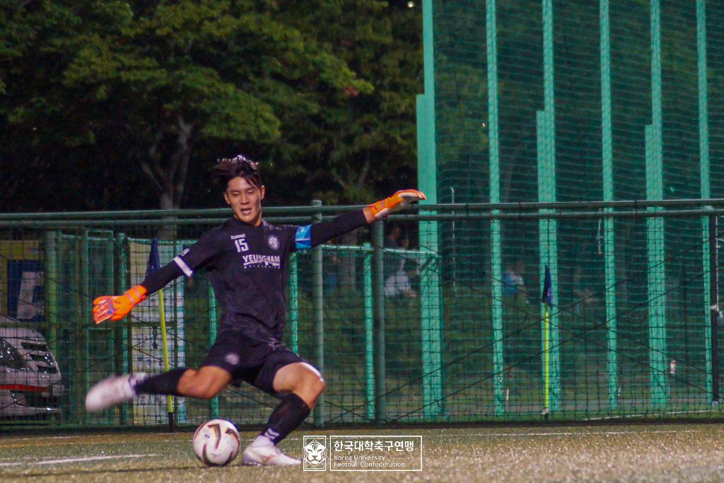 제21회 1·2학년 대학축구연맹전 죽죽장군기 예선 2일차 영남대 vs 칼빈대 18
