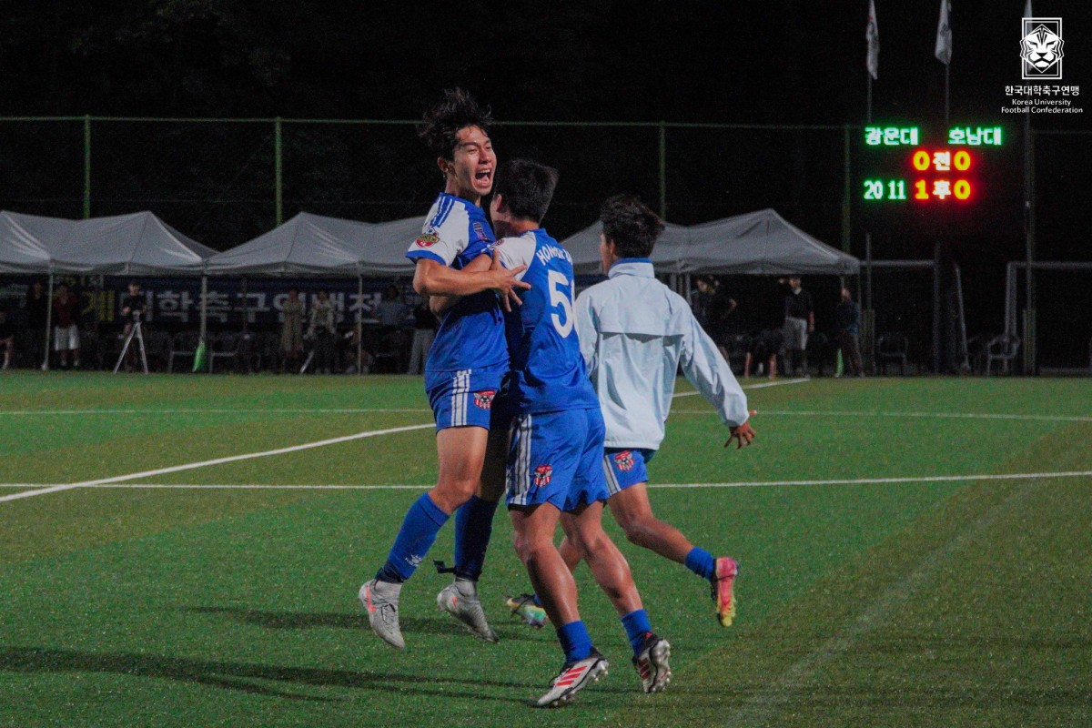 제61회 추계대학축구연맹전 태백산기 4강 광운대-호남대 13