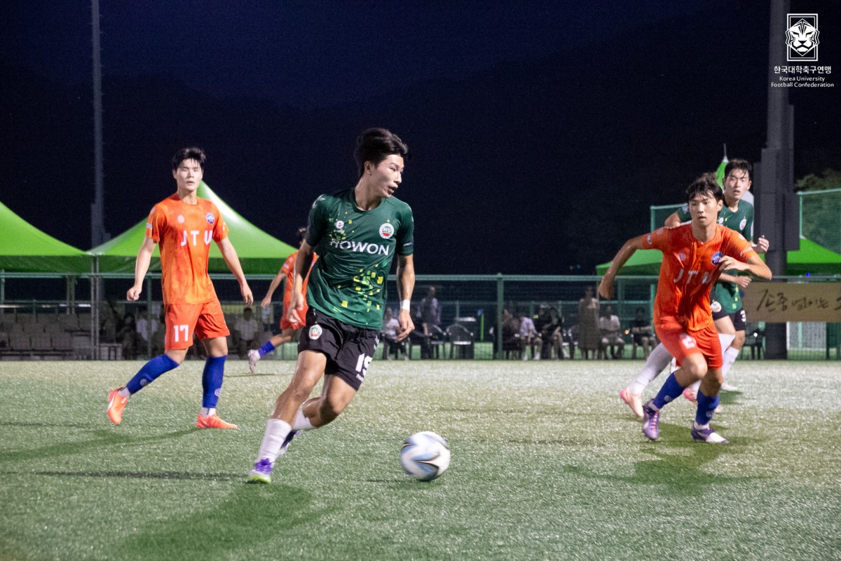 제20회 1,2학년대학축구연맹전 죽죽장군기 16강 제주관광대-호원대 10