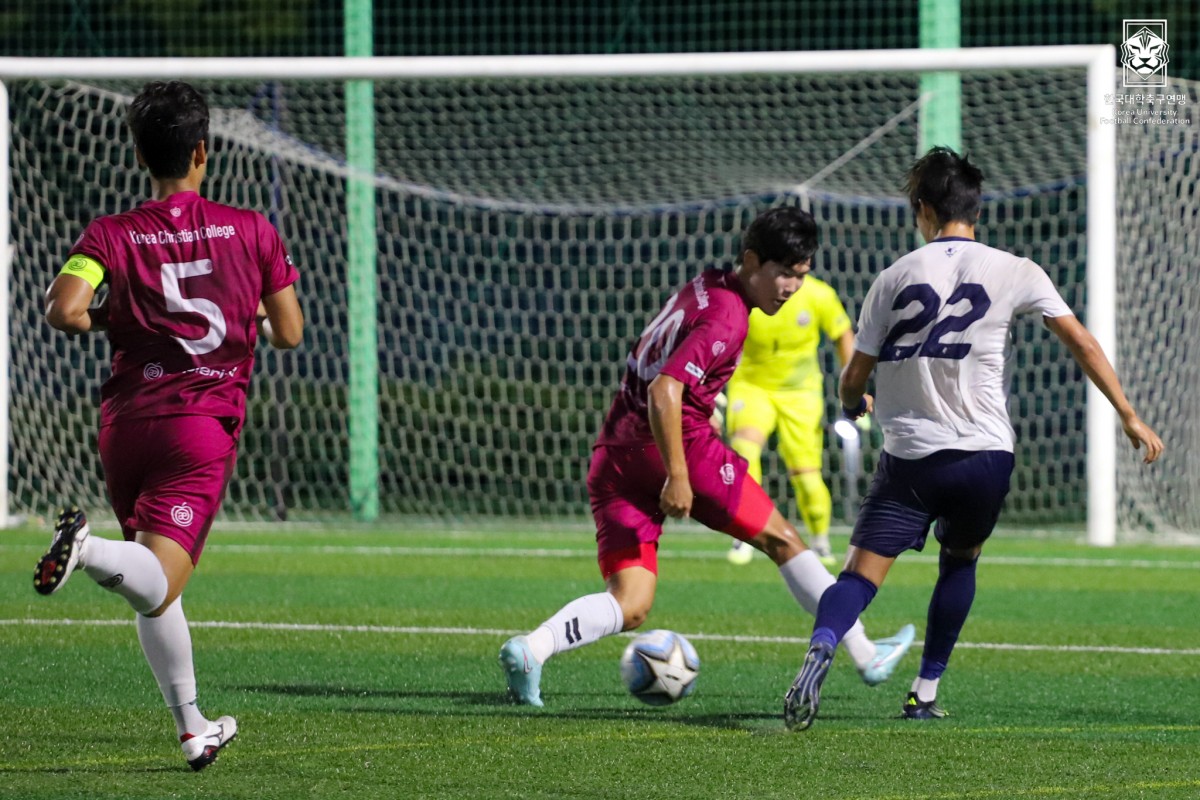 제20회 1,2학년대학축구연맹전 죽죽장군기 16강 송호대-순복음총회 11