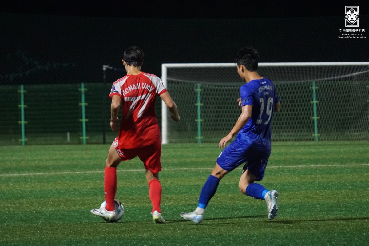 제20회 1,2학년대학축구연맹전 죽죽장군기 16강 호남대-조선대 13