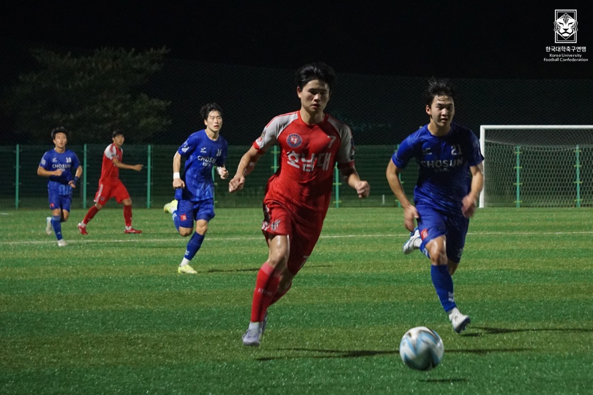 제20회 1,2학년대학축구연맹전 죽죽장군기 16강 호남대-조선대 14