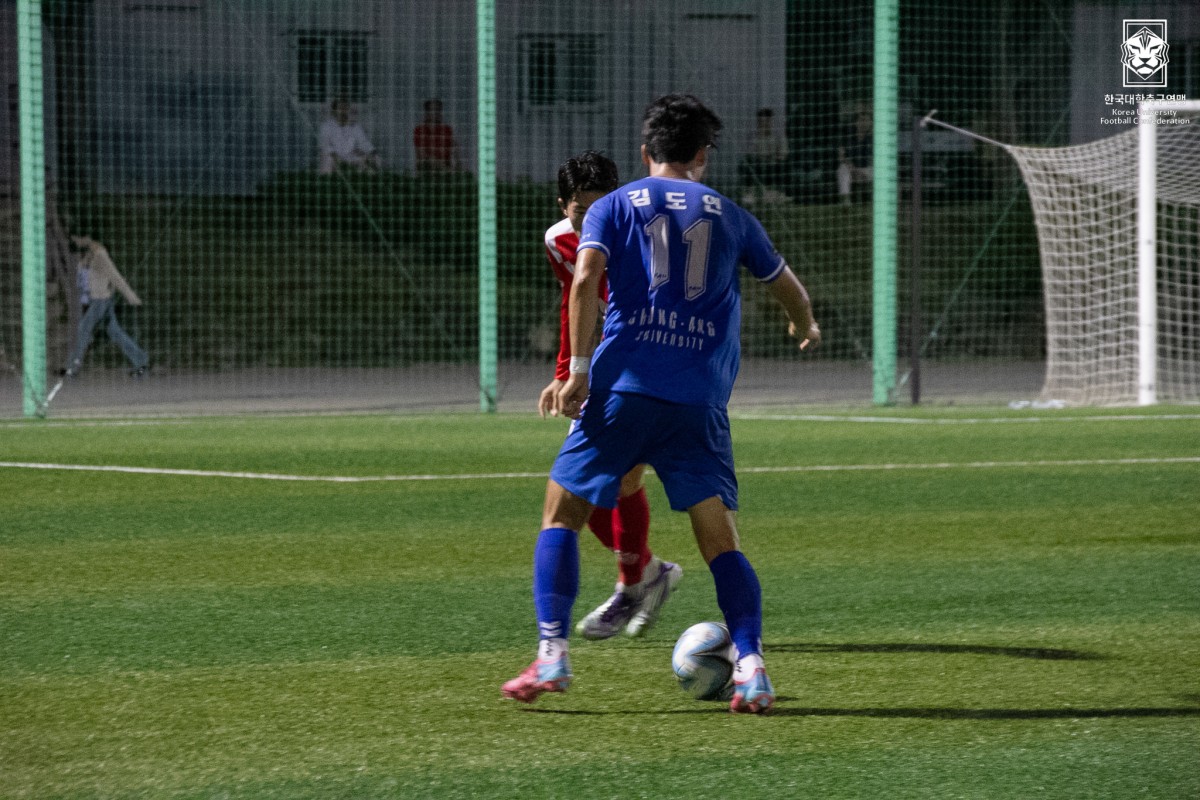 제20회 1,2학년대학축구연맹전 죽죽장군기 8강 한남대-중앙대 14