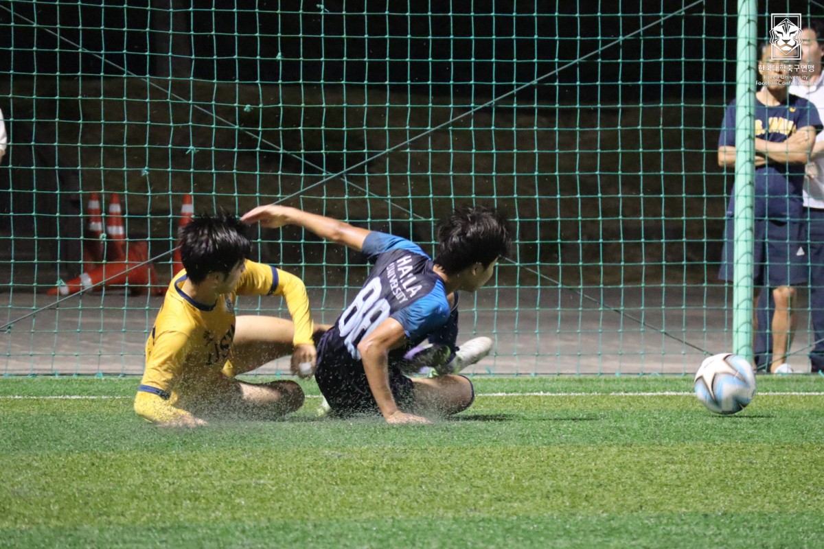 제20회 1,2학년대학축구연맹전 죽죽장군기 8강 한라대-수원대 17