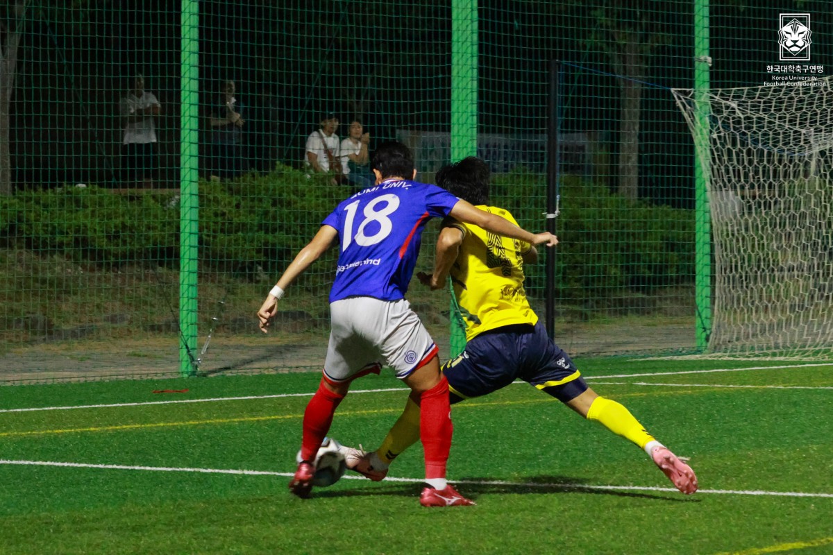 제20회 1,2학년대학축구연맹전 황가람기 8강 구미대-전주대 15