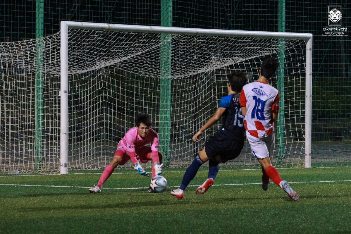 제20회 1,2학년대학축구연맹전 죽죽장군기 준결승 한남대-한라대 10