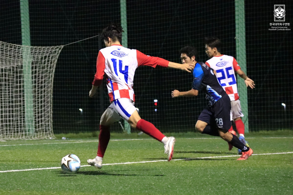 제20회 1,2학년대학축구연맹전 죽죽장군기 준결승 한남대-한라대 15