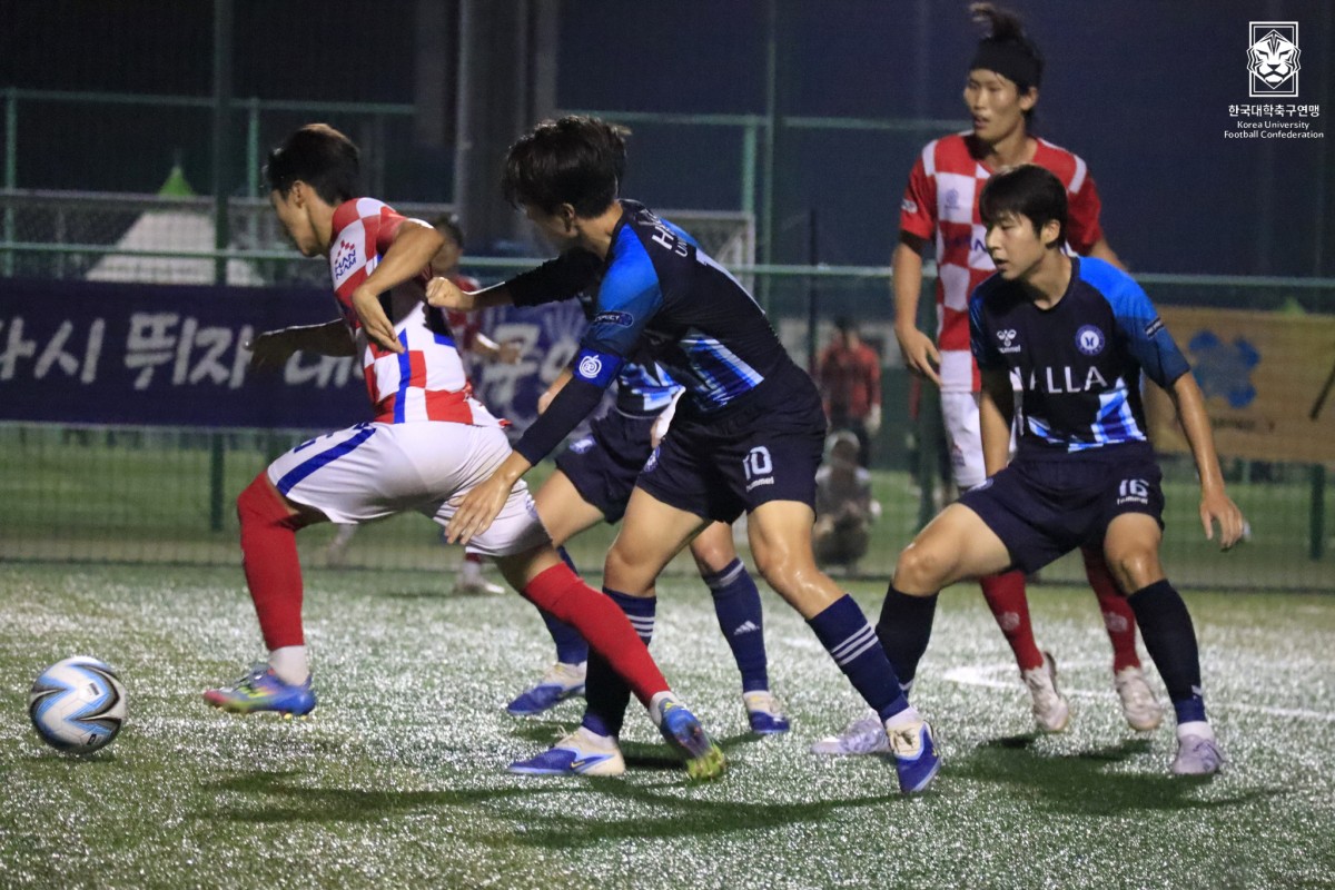 제20회 1,2학년대학축구연맹전 죽죽장군기 준결승 한남대-한라대 17