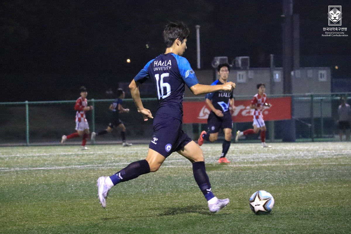 제20회 1,2학년대학축구연맹전 죽죽장군기 준결승 한남대-한라대 18
