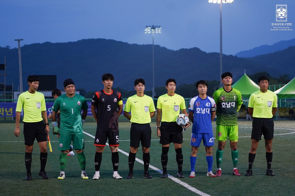 제20회 1,2학년대학축구연맹전 죽죽장군기 준결승 순복음총회-호남대 21