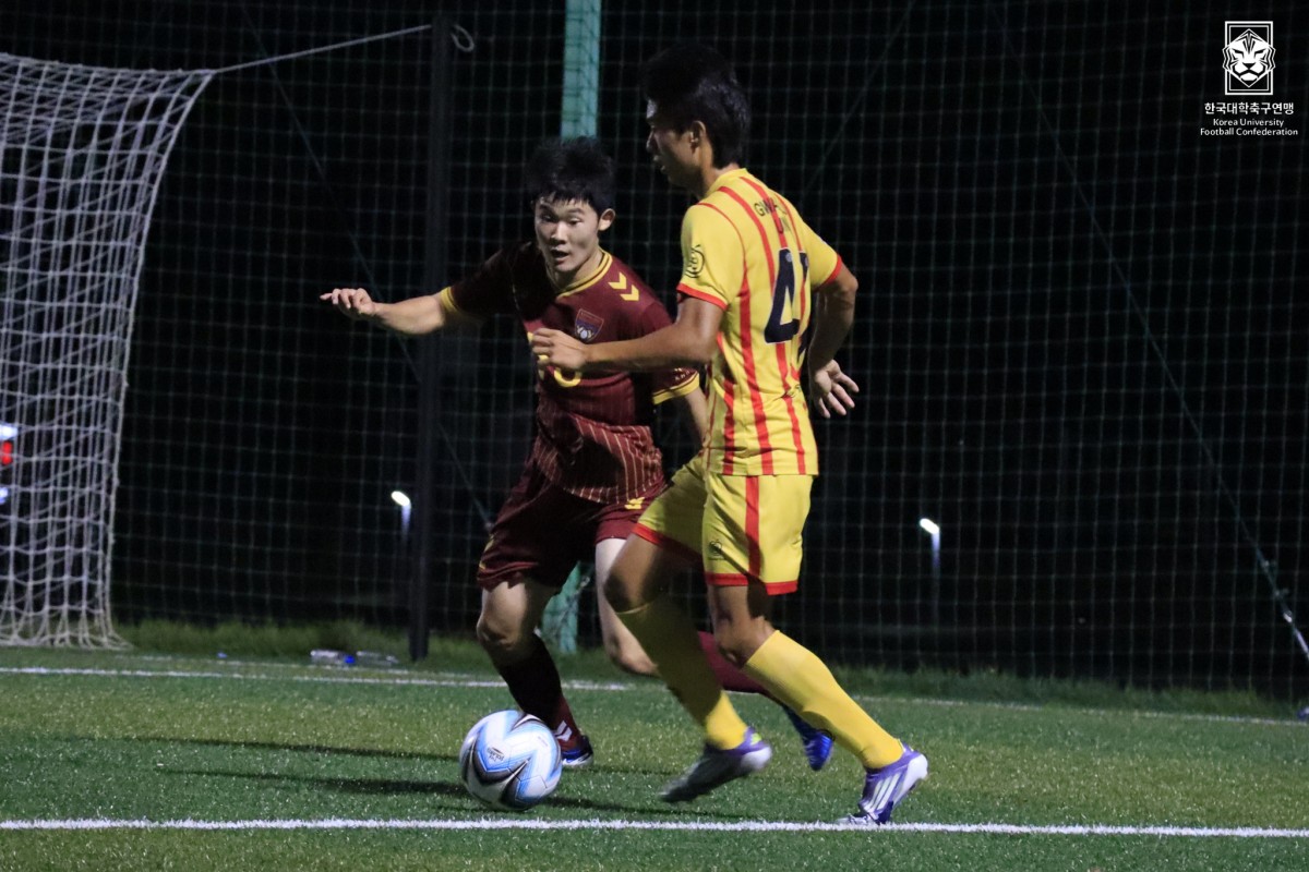 제20회 1,2학년대학축구연맹전 황가람기 준결승 광주대-경희대 18