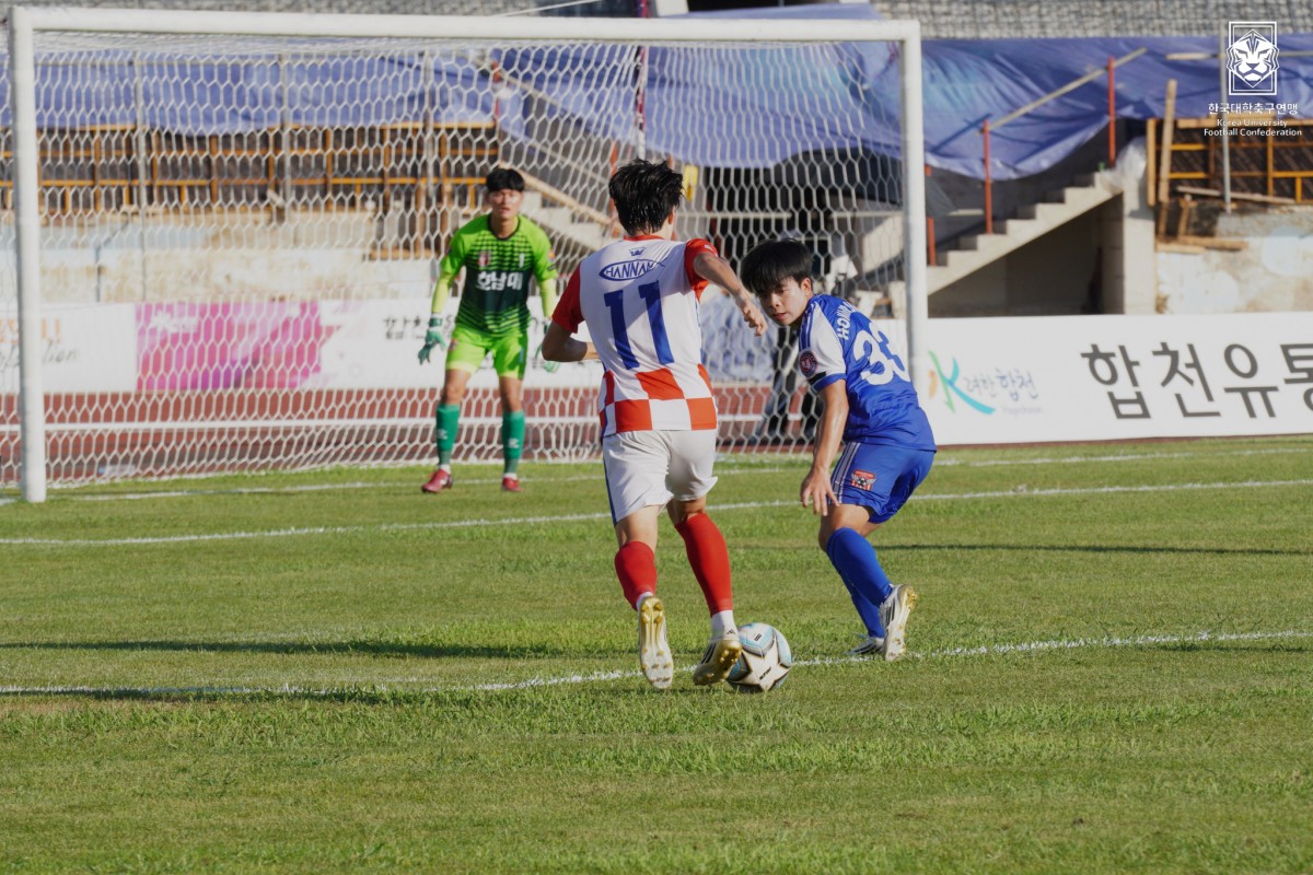 제20회 1,2학년대학축구연맹전 죽죽장군기 결승 한남대-호남대 9