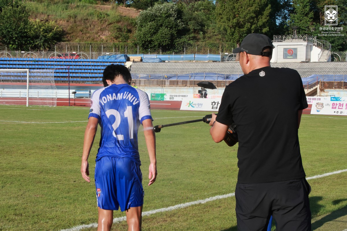 제20회 1,2학년대학축구연맹전 죽죽장군기 결승 한남대-호남대 19
