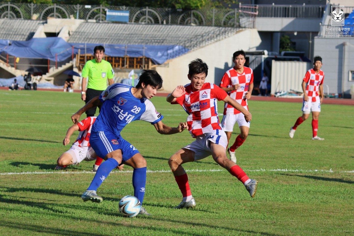 제20회 1,2학년대학축구연맹전 죽죽장군기 결승 한남대-호남대 23
