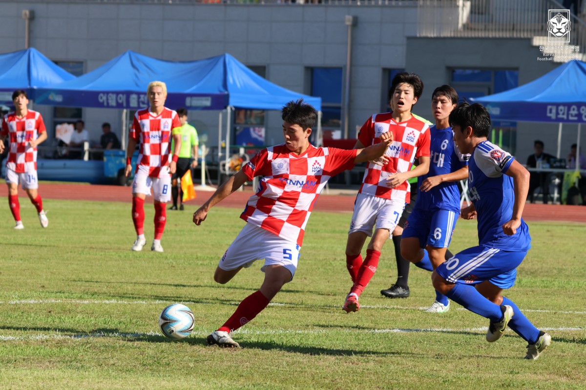 제20회 1,2학년대학축구연맹전 죽죽장군기 결승 한남대-호남대 26