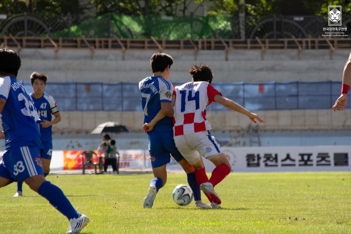 제20회 1,2학년대학축구연맹전 죽죽장군기 결승 한남대-호남대 31