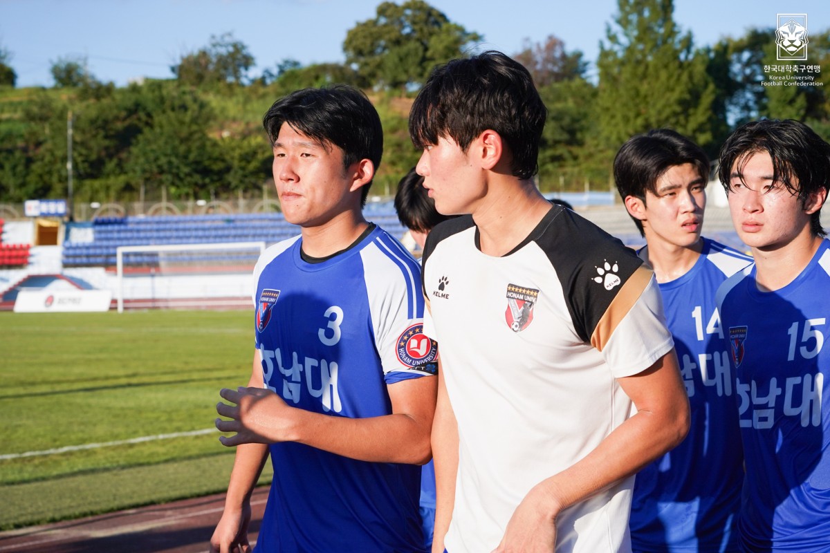 제20회 1,2학년대학축구연맹전 죽죽장군기 결승 한남대-호남대 33