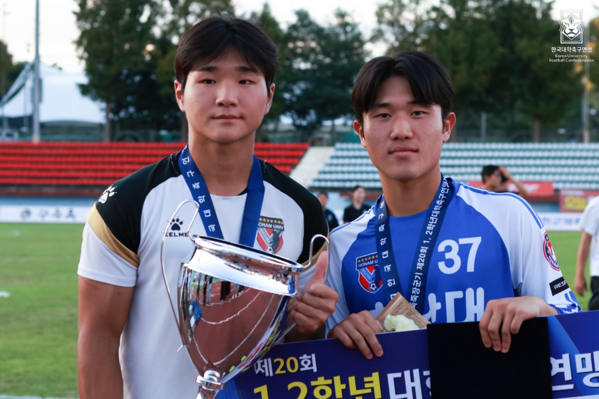 제20회 1,2학년대학축구연맹전 죽죽장군기 결승 한남대-호남대 37