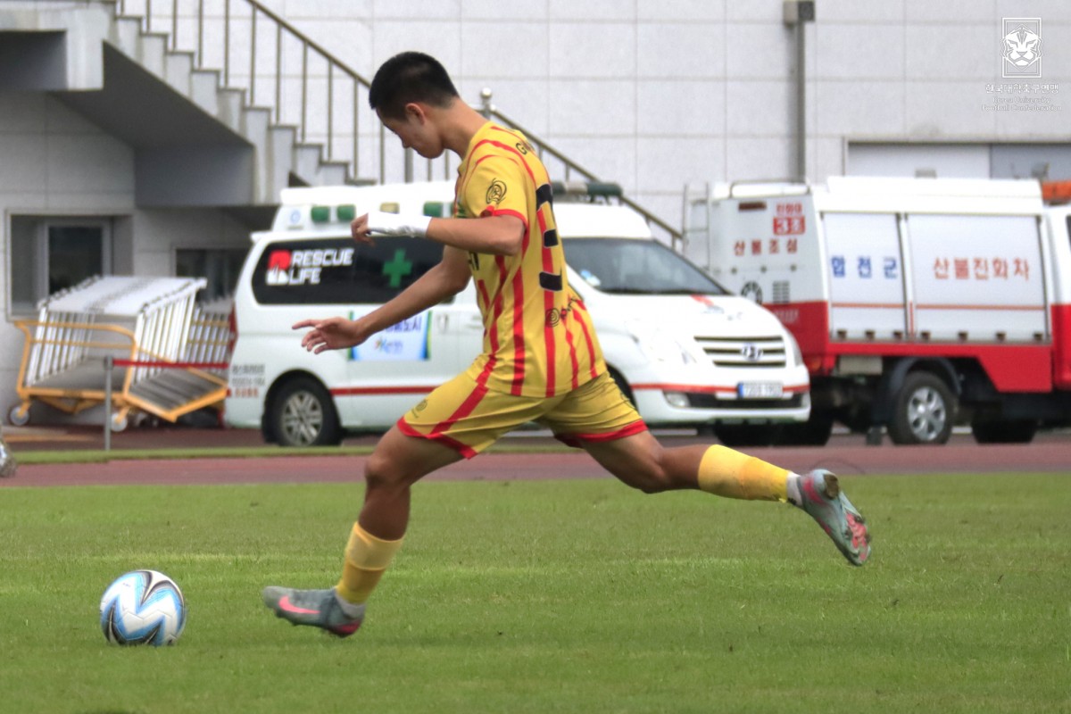 제20회 1,2학년대학축구연맹전 황가람기 결승 광주대-단국대 33