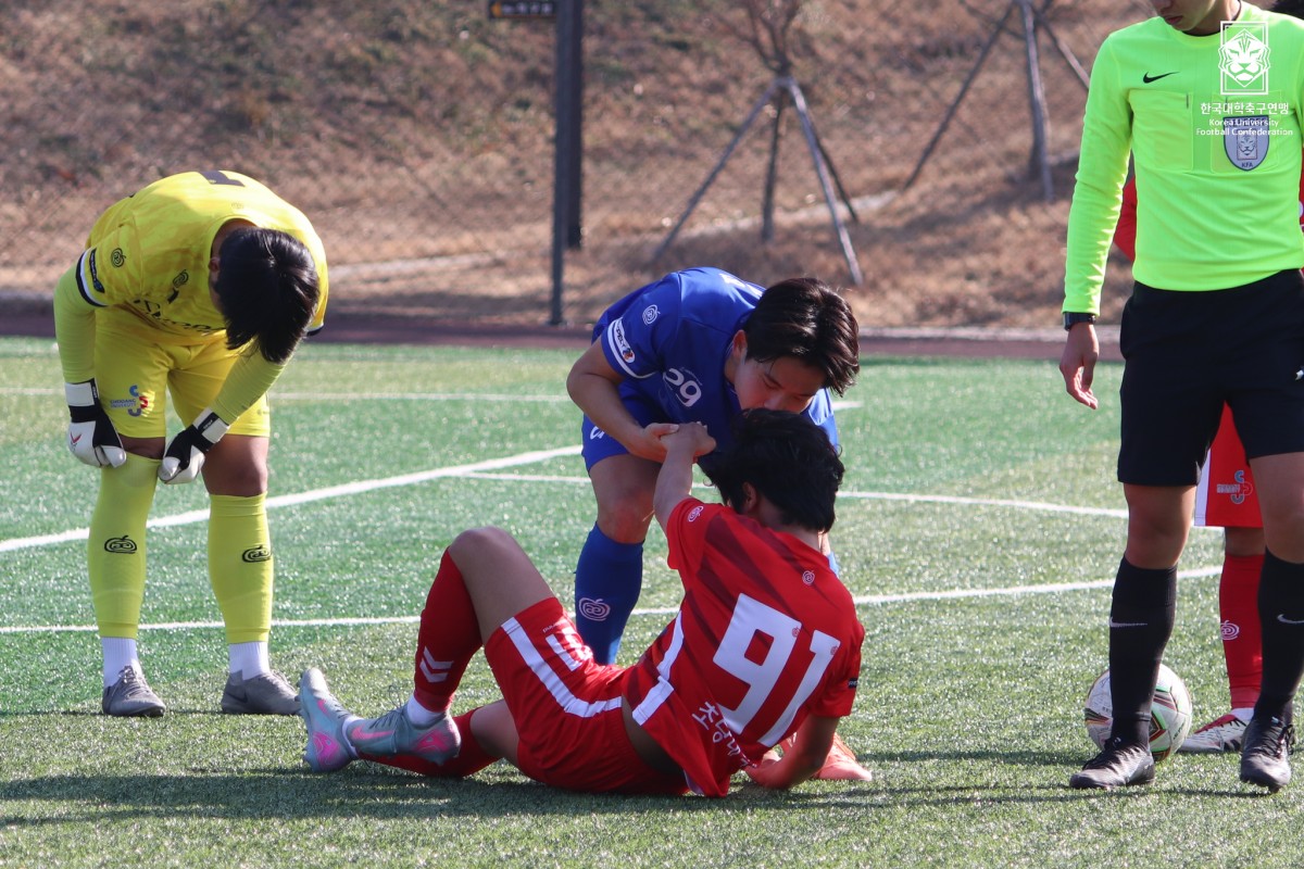 제22회 1,2학년대학축구대회 16강 중앙대-초당대 16