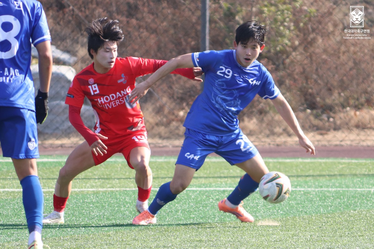 제22회 1,2학년대학축구대회 16강 중앙대-초당대 17